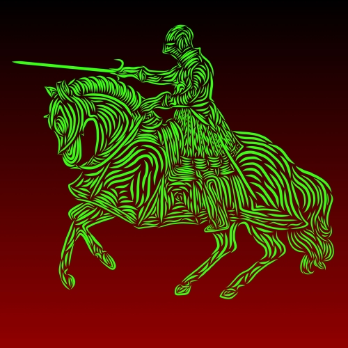 Ravenist Knight the Neon Green